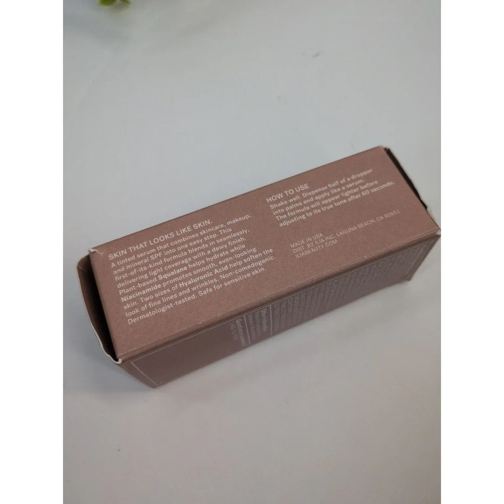 ST7 DIAZ - NIB😍ILIA Super Serum Skin Tint Foundation Makeup Full Size 1oz